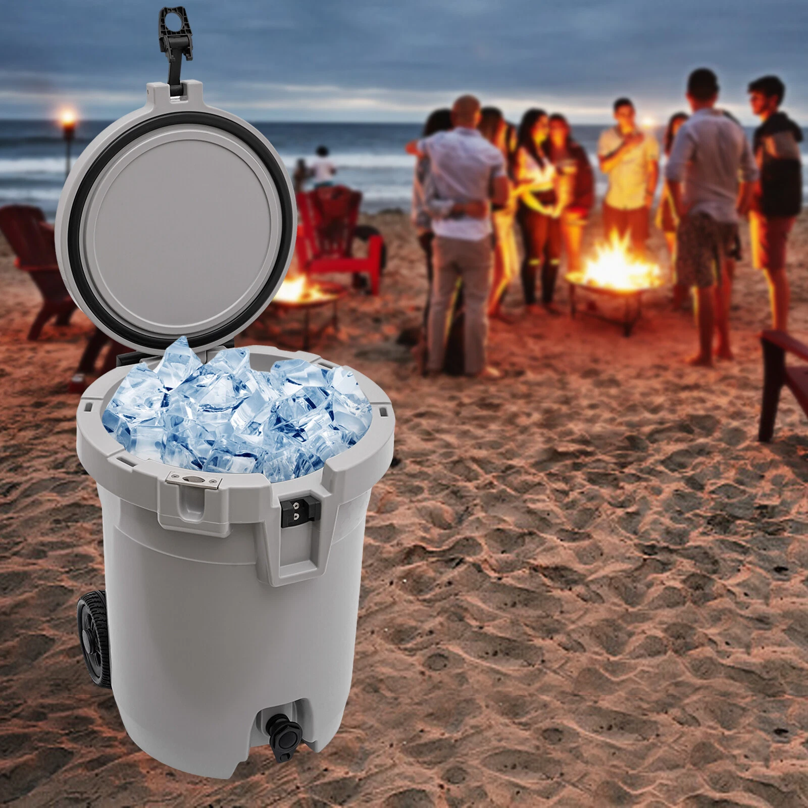2.5/5/7gal Water Cooler Jug Portable Camping Beverage Dispenser Bucket Insulated
Opens in a new wind