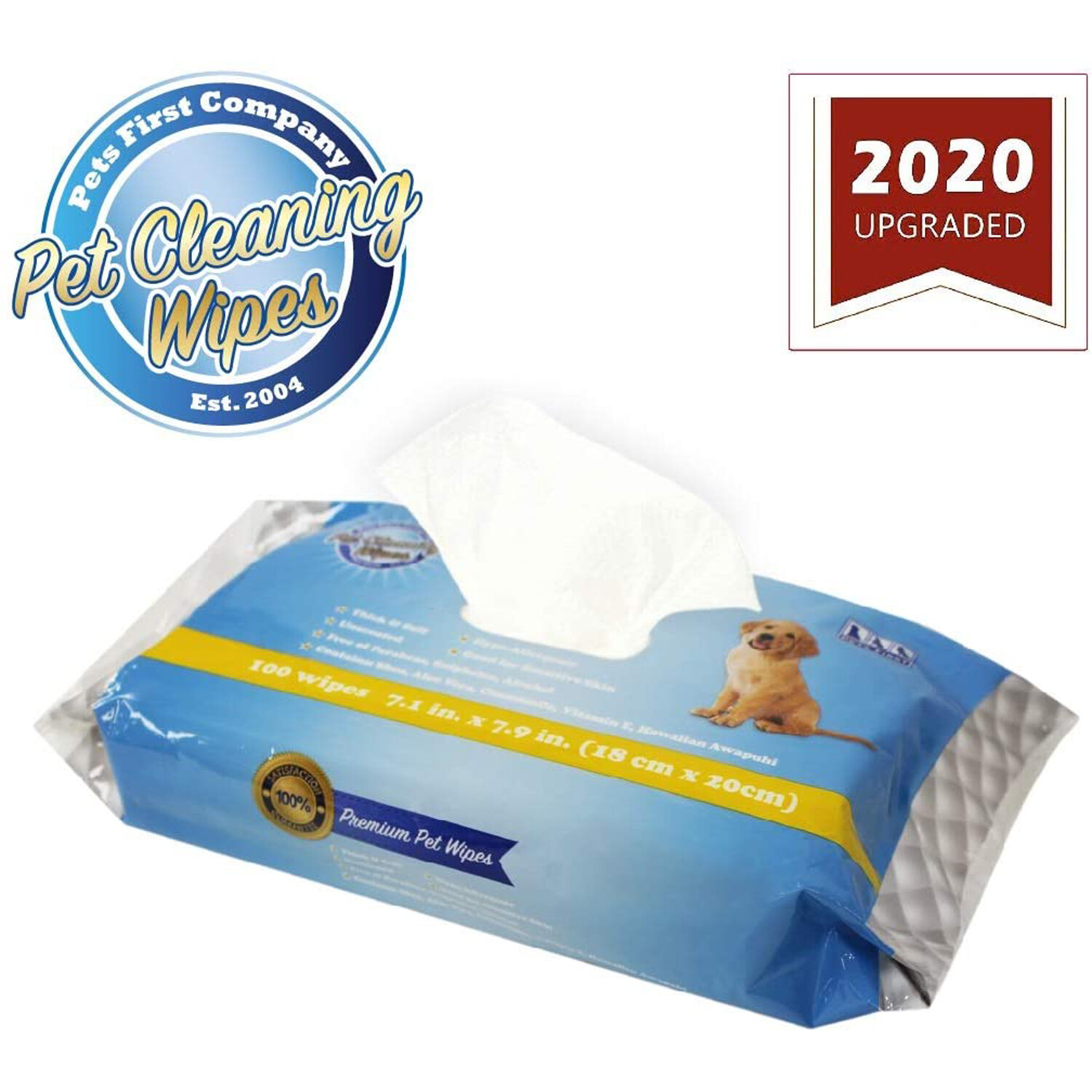 DOG GROOMING WIPES Hypoallergenic AllNatural Dog Wipes Unscented Body