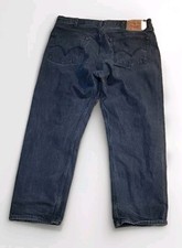VTG Levis 501 Jeans Mens 40x30 Blue Light Wash Straight Button Fly USA 90s Y2K