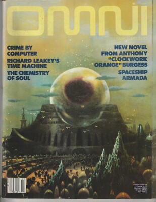 Omni Magazine March 1983 Anthony Burgess ''The End of the World News'' Spaceship
