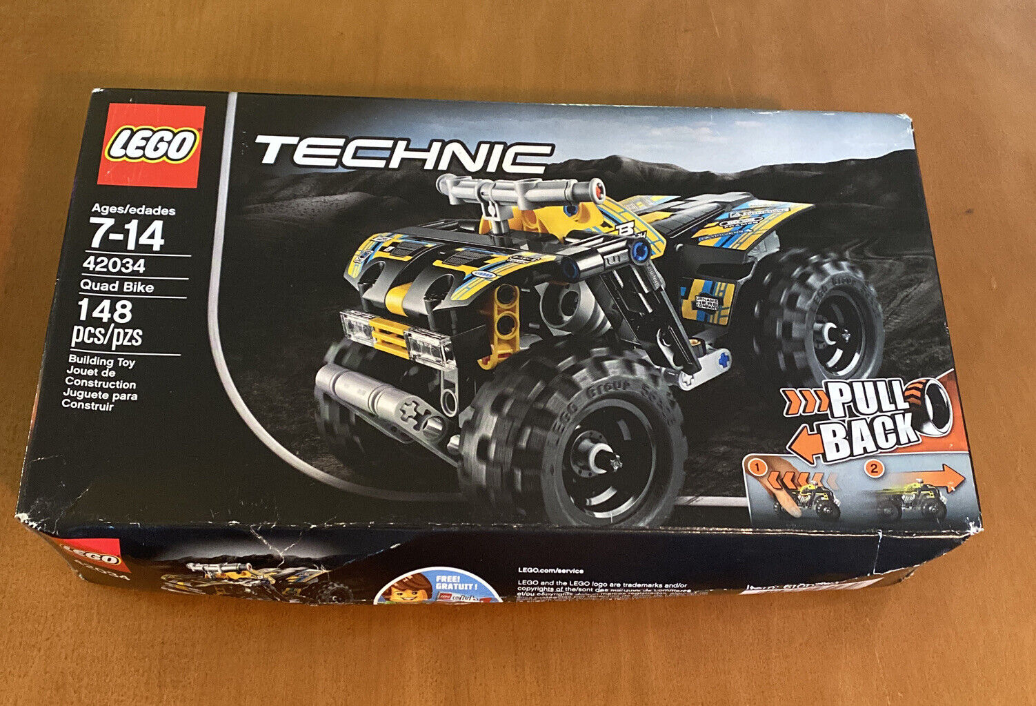LEGO Technic 42034 Quad Bike High-Speed Pull-Back Motor - Sealed but  Damaged Box