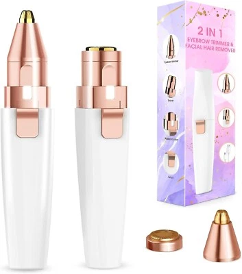 ANYFACE Augenbrauen Trimmer 2 in 1 USB Augenbrauenrasierer und Gesichtshaarentferner