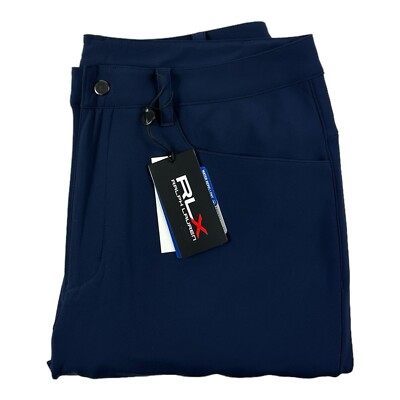 RLX Ralph Lauren Blue Softshell Water Repellent Golf Pant Size