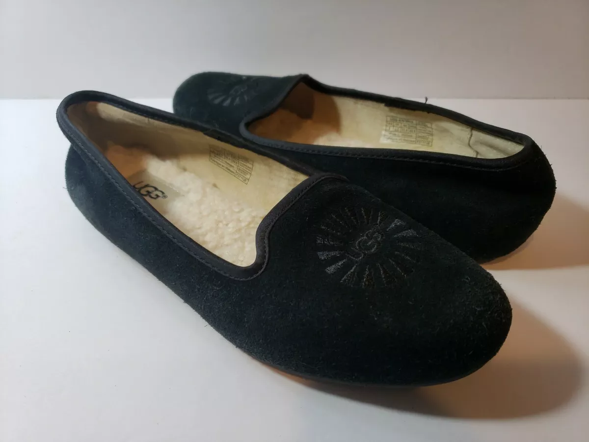 Ugg hotsell black flats