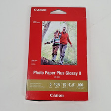 Canon Photo Paper Plus Glossy II PP-301 4x6 Inkjet Photo Paper 100 sheets