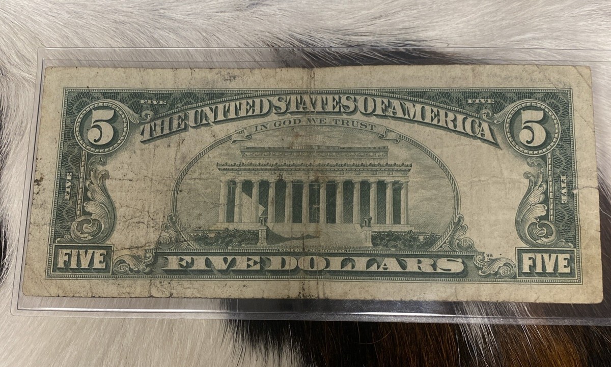 1969 $5 Five Dollar Bill Note Fancy Serial Number F26466666A | eBay