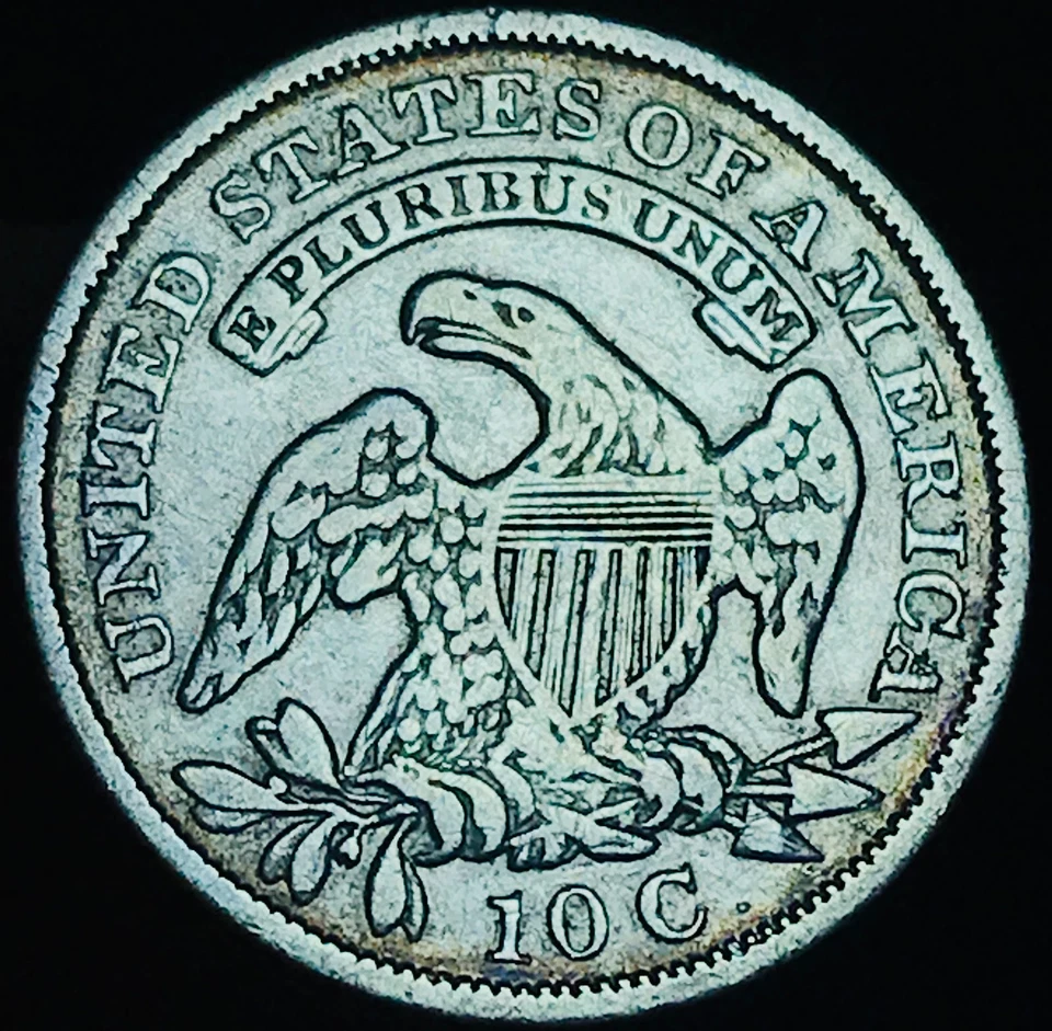 1830 Capped Bust Dime 10C Ungraded 90% Silver US Type Coin CC26188 - Image 4 of 4