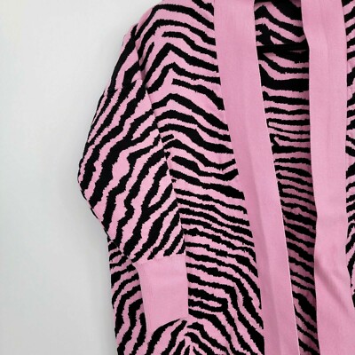 【X‐girl】ZEBRA KNIT CARDIGAN エックスガール X-girl X-girl ZEBRA KNIT CARDIGAN LtBLUE