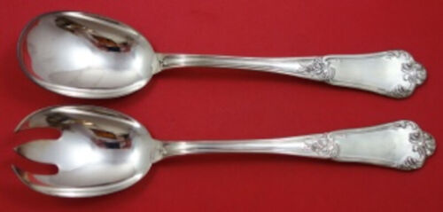 Floreale by Zaramella Argenti Italian Sterling Salad Serving Set 2pc Never Used - 第 1/2 張圖片