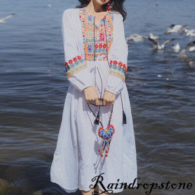 boho embroidered dress Floral Embroidery boho mini dress | Embroidered dress | Love that Boho