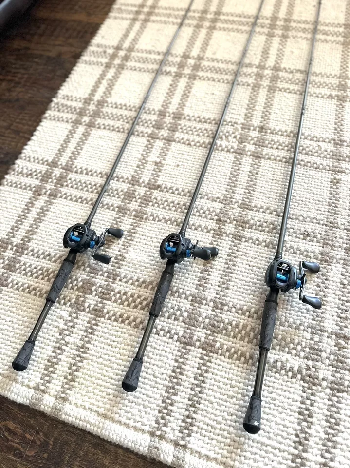 3 varillas y carretes SLX Foto 4 de 4