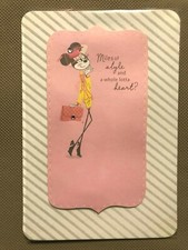 Hallmark Birthday Greeting Card-Disney Minnie Mouse, Miles of style . NEW A26 