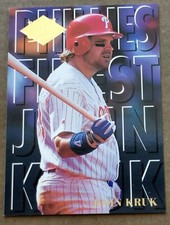 1994 Ultra #17 John Kruk Phillies Finest Philadelphia Phillies 