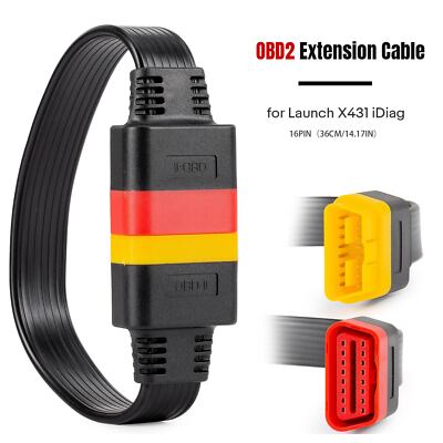 OBD2 Extension Cable Full 16Pin Male to Female For X431 iDiag /X431 V+/ThinkDiag