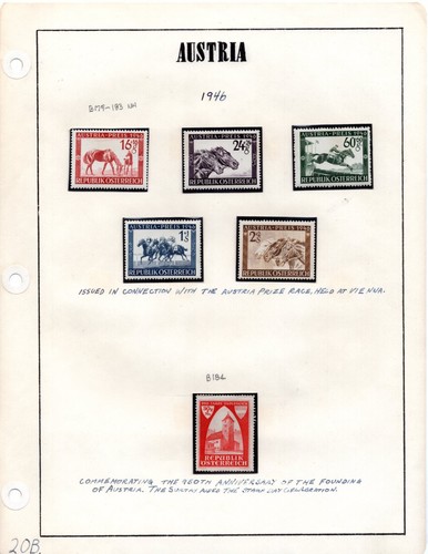 AUSTRIA 1936-1952 SEMI-POSTAL COLLECTION OF 145 STAMPS MOSTLY COMPLETE SETS - Picture 5 of 16