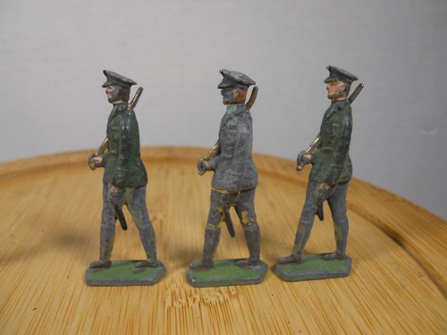 Vintage Konvolut 9 Bleifiguren Soldaten, Offiziere, Mechaniker Retro Deko Spielzeug - Bild 11 von 15