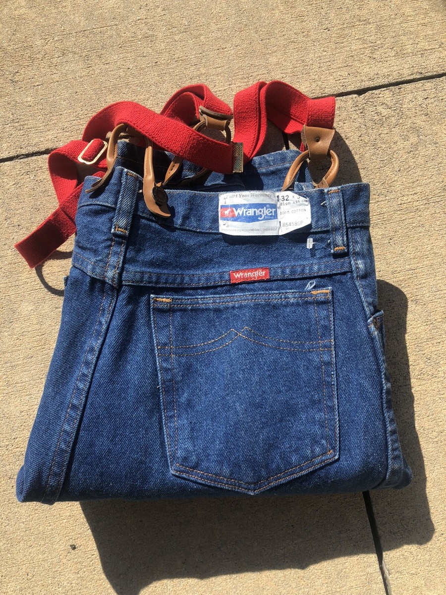 90s デッドストック Wrangler SUSPENDERS JEANS 33 90s デッドストック Wrangler SUSPENDERS JEANS 33（DEADSTOCK