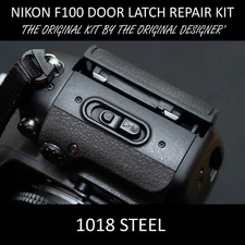 Nikon F100 Back Film Door Broken Latch Metal Repair Kit