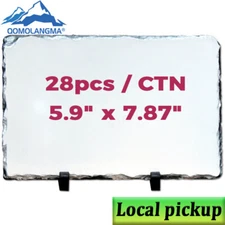 28pcs 5.9" x 7.87" SUBLIMATION Blank Slate Printable Photo Heat Press Gift