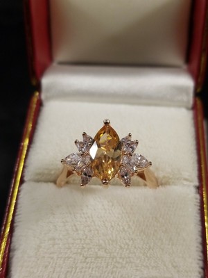 lab grown champagne diamond