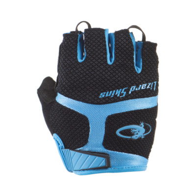 Lizard Skins Cycling Unisex Adult Gloves Aramus GC Jet Black/Electric Blue - XL