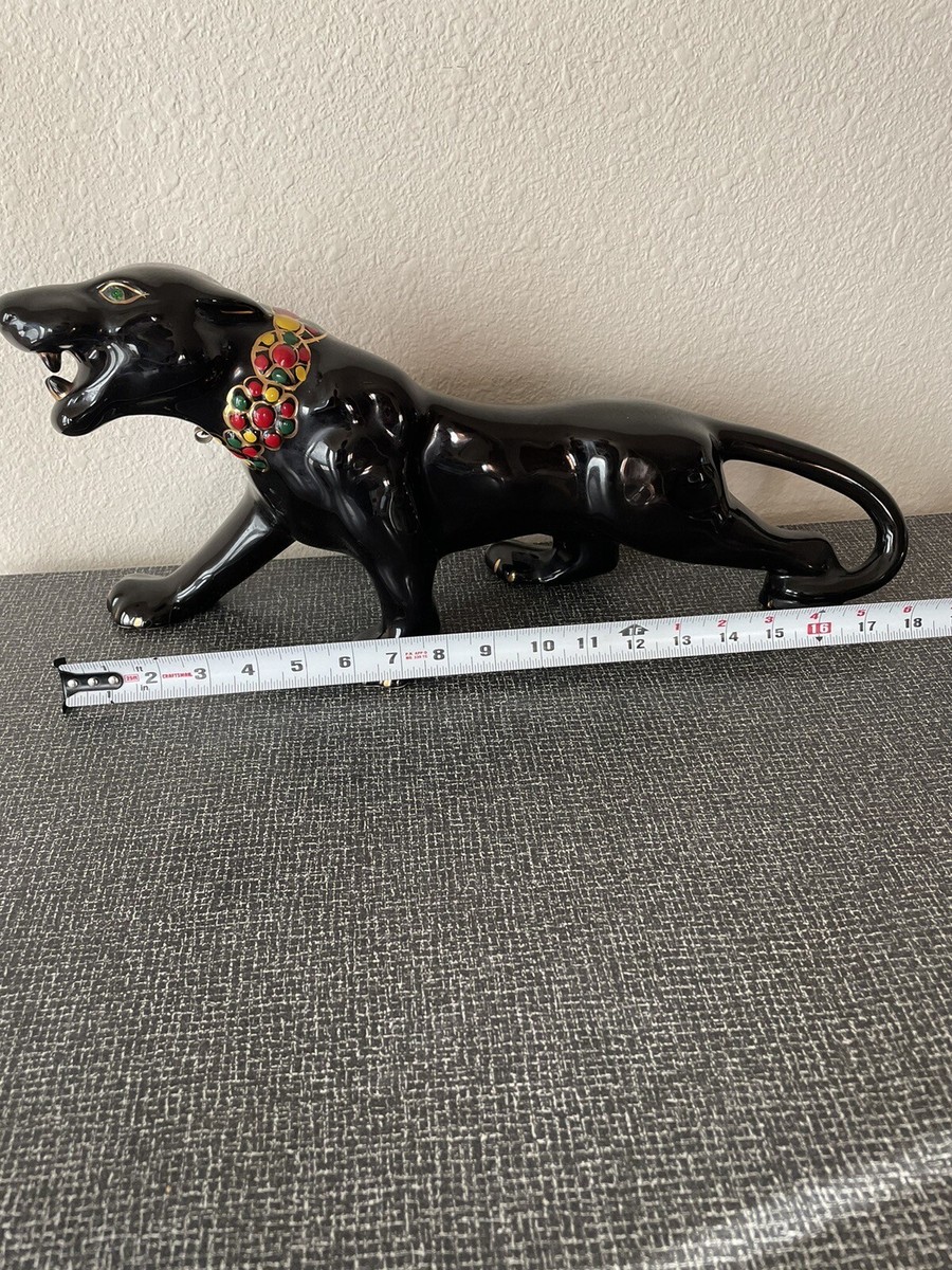 Vintage黒豹(BLACK PANTHER）ブロンズ　オブジェ Large 22