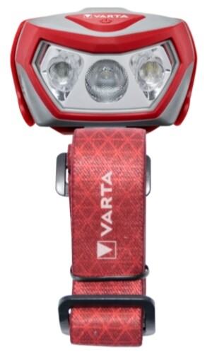 Torcia Frontale Varta H20 Pro: LED 200lm con Luce Rossa per Visione Notturna