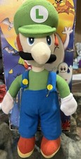 Kellytoy Nintendo Plush Luigi 2001 13 Inch Read RARE TO SEE