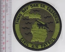 US Civil Air Patrol Michigan Tawas Bay Senior Squadron SAR USAF AUX NO TARIFF