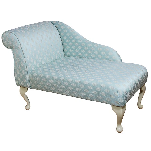 Duck egg blue chaise lounge sales