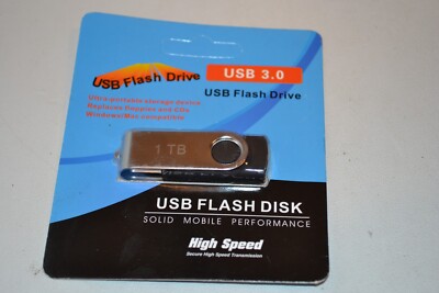 1TB Metal USB 3.0 Flash Drive Storage Stick Ultra-Portable Storage Device