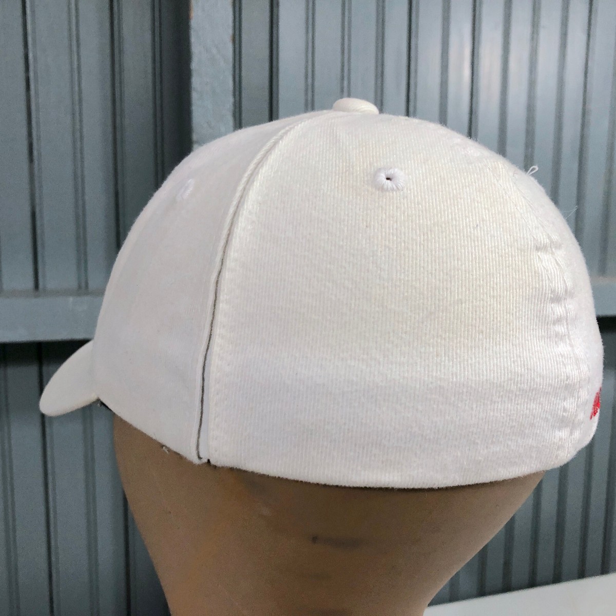 Mossimo Peace Sign Stretch White Baseball Cap Hat | eBay