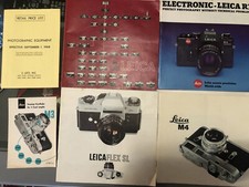 Leica Leitz Brochure Catalogue Lot