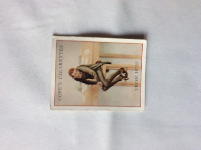 m17d1 cigarette card large cope's dickens character series no 8 uriah heap 