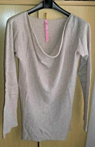 POIS NOY Maglia Maglione lana Beige taglia S - woman sweater - Foto 7 di 12