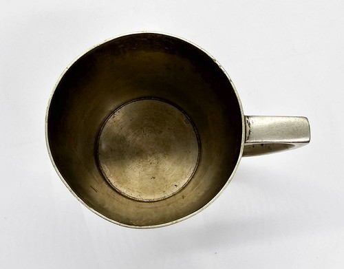 Zinn Krug Becher Pint 61 Punze GR 37, Nelson Hotel; von G.A. Sawyer UK Vintage - Bild 8 von 12
