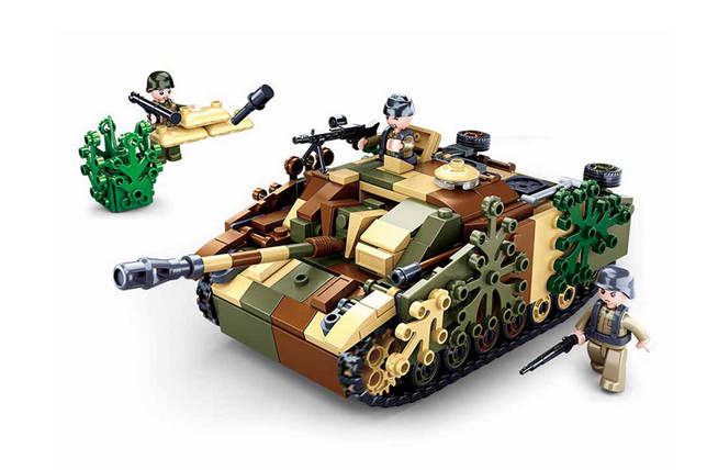 Sturmgeschuetz 3 Sluban M38-B0858 pour stimuler la patience des enfants loin des écrans