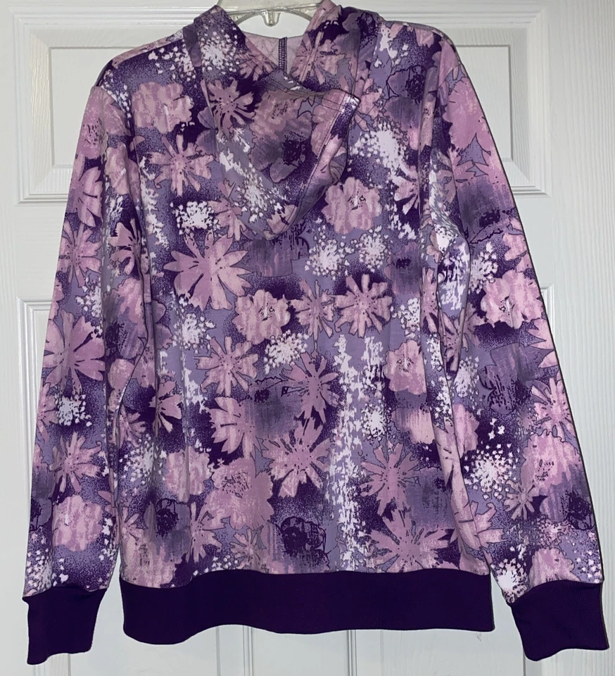 🌸Nueva con etiquetas Chaqueta con capucha de Jason Maxwell Talla: M (8/10) Púrpura/Rosa $40 Minorista🌸 Foto 2 de 3