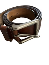 Brown Genuine Leather Belt - Made in India- Men's Size 44