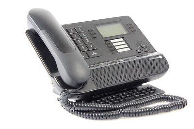 Alcatel Lucent 8029 Premium DeskPhone Systemtelefon schwarz mit QWERTZ-Tastatur