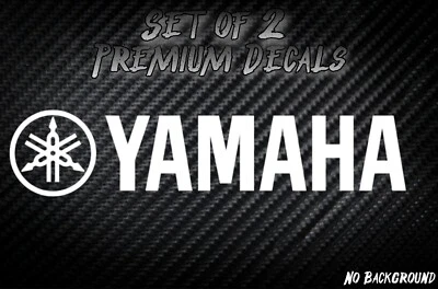 ORACAL (2) Yamaha Sticker Decal Motorcycle Boat Window Tank Wheel Bike yz yzf fzr r1 r6
