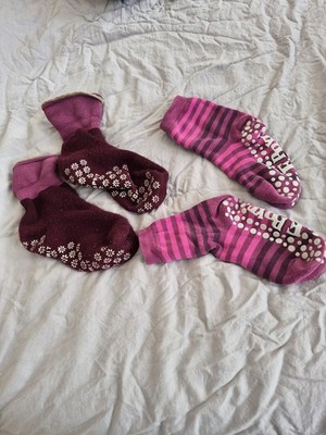 2 Paar Anti-Rutsch-Socken / Größe 35, pink, brombeer, Esprit