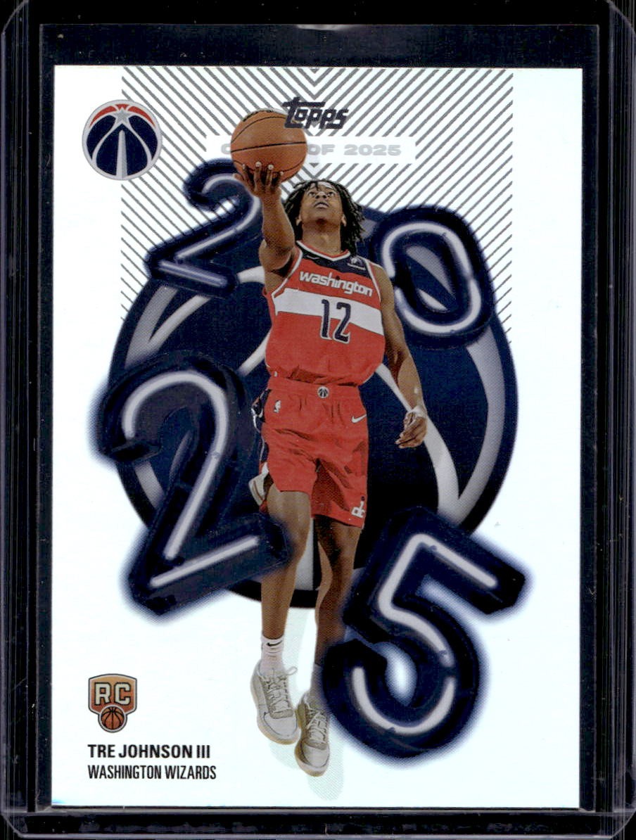 Tre Johnson III 2025-26 Topps #C25-6 Class of 2025 SP Rookie