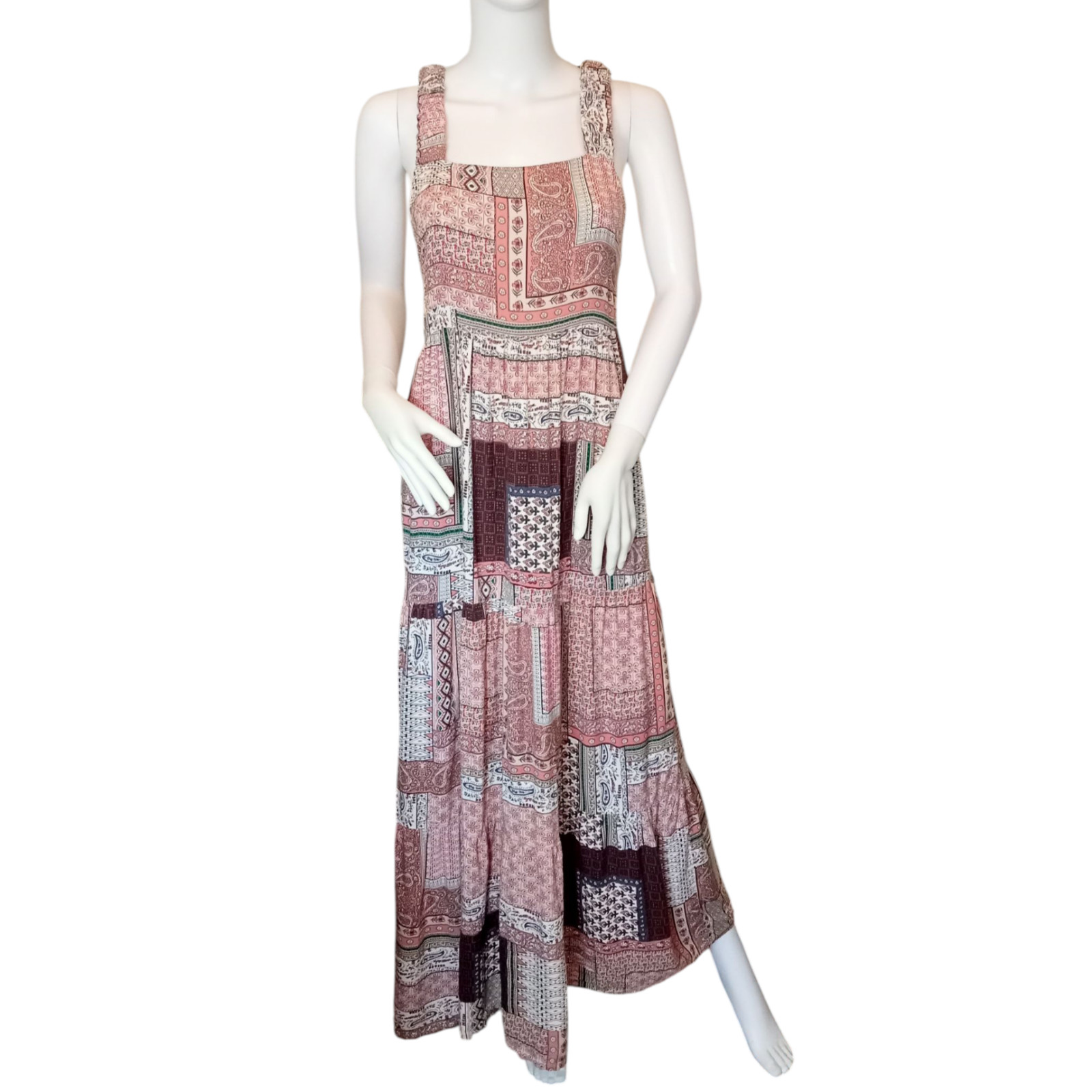 💜 ASOS 》VIOLET ROMANCE Patchwork Print Cross-bac… - image 4