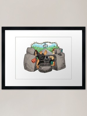 Signalton Piepton Gerahmter Kunstdruck Gerahmtes Wandbild Poster Leinwanddruck Bild
