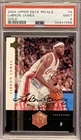 Lebron James Upper Deck Rookie Rivals 2004 Gold Signature #9 RC PSA MINT 9 Card