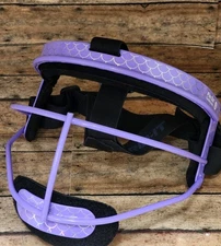 RIP-IT Girl's Play Ball Softball Fielder's Mask Lavender Excellent Pre-Owned