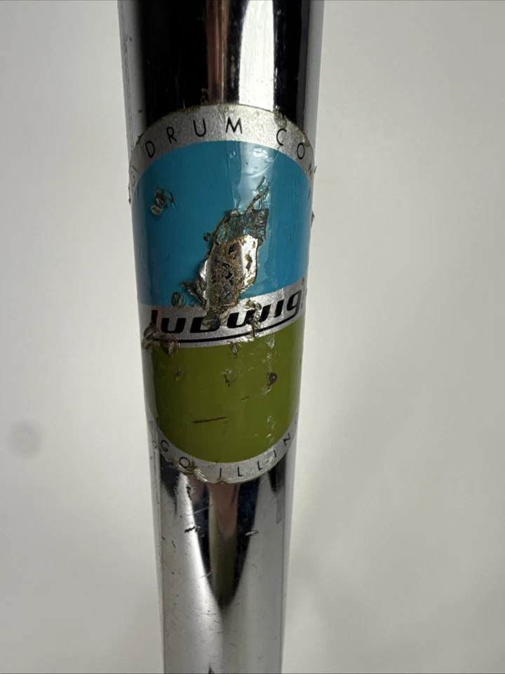 Soporte de piso vintage Ludwig Hercules Double Tom - UN BRAZO ROTO - LEER Foto 4 de 4