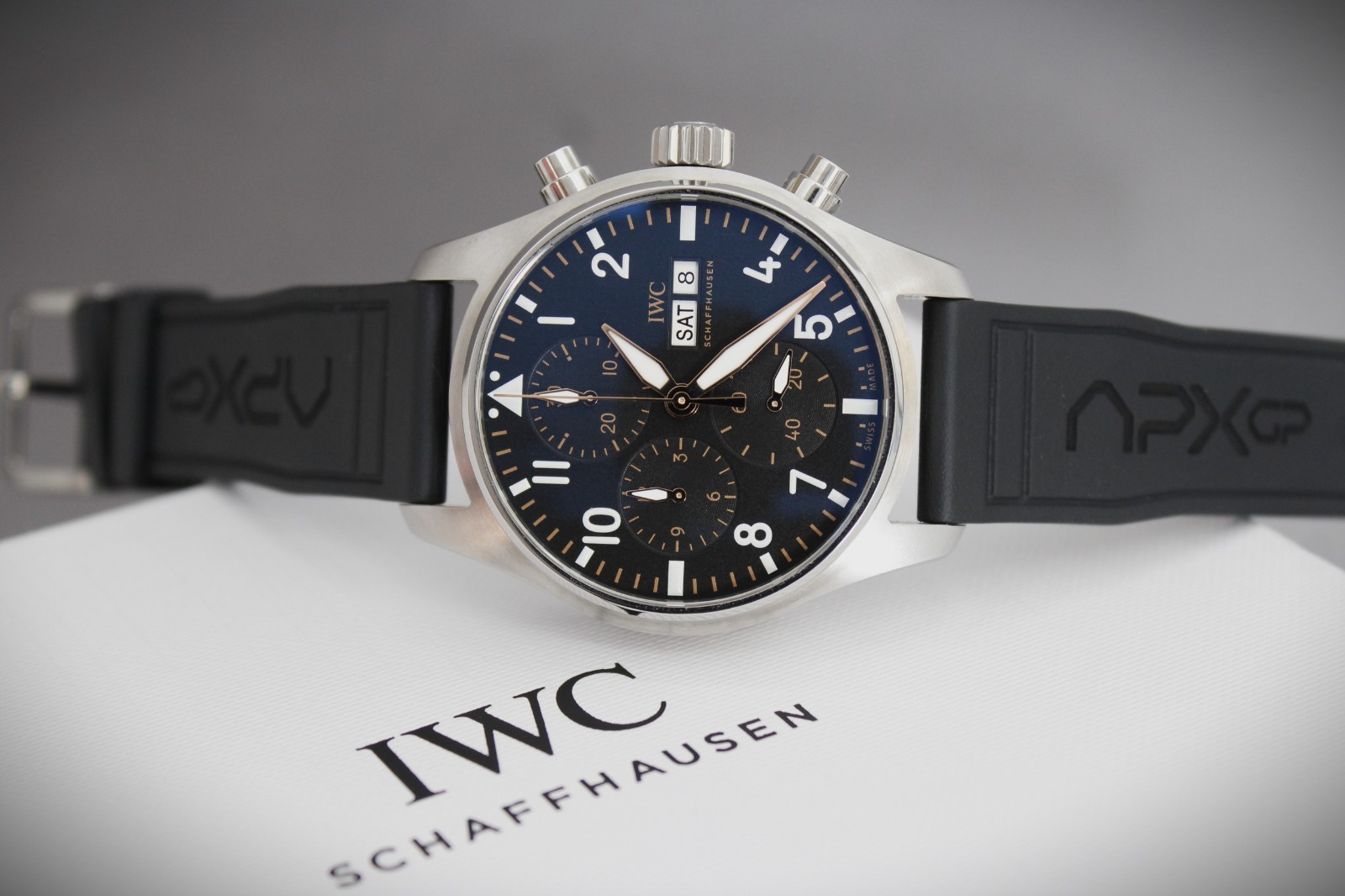 IWC Pilot’s Watch Chronograph 41 "APXGP" Edition 2025 Full Set 2 x IWC Straps