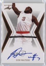 2012 Leaf Ultimate Base Dion Waiters #BA-DW2 Auto 00jz